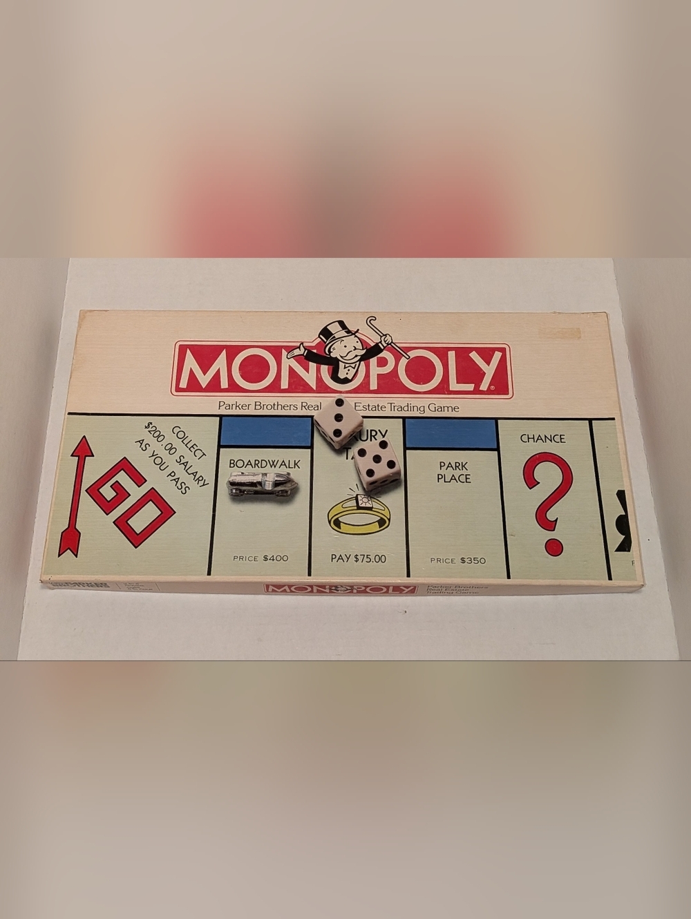 Vintage 1985 Monopoly Board Game - Parker Brothers Classic - No Dice